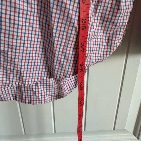 Men’s‎ M Vineyard Vines Button Down Slim Fit Whale Shirt Red, White and Blue - Picture 6 of 7